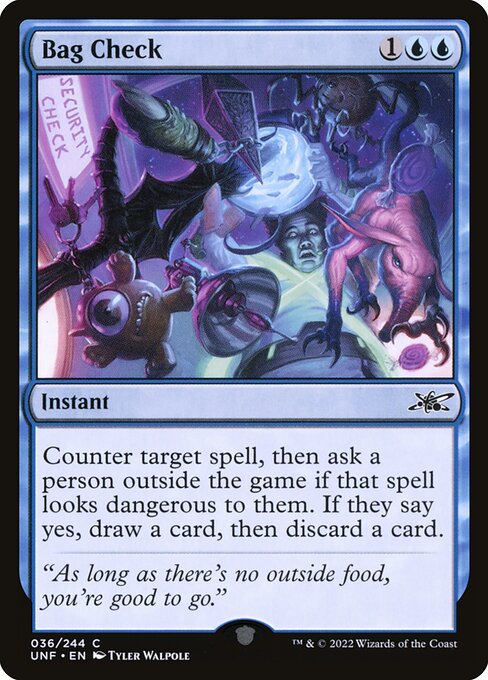 Bag Check - Unfinity Magic card