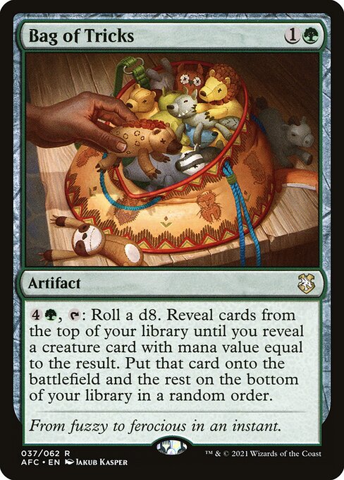 Bag of Tricks - Forgotten Realms Commander Magic card