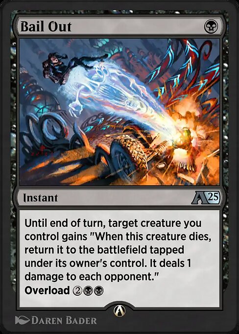 Bail Out - Alchemy: Aetherdrift (#7) - Illustrated by Daren Bader - Magic: The Gathering Card