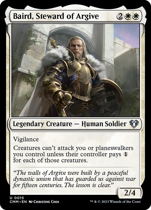 Baird, Steward of Argive - Commander Masters Magic card