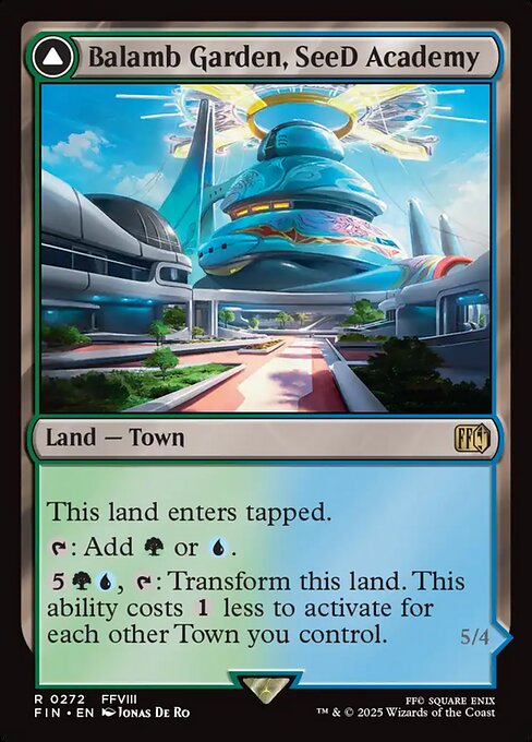 Balamb Garden, SeeD Academy // Balamb Garden, Airborne - Final Fantasy Magic card