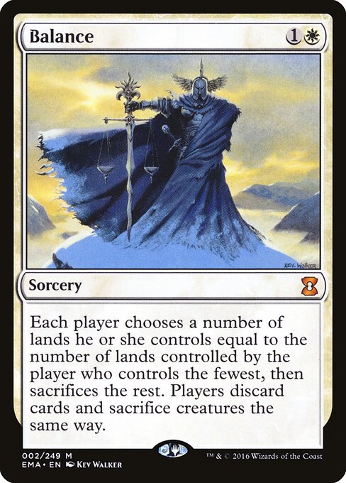 Balance - Eternal Masters Magic card