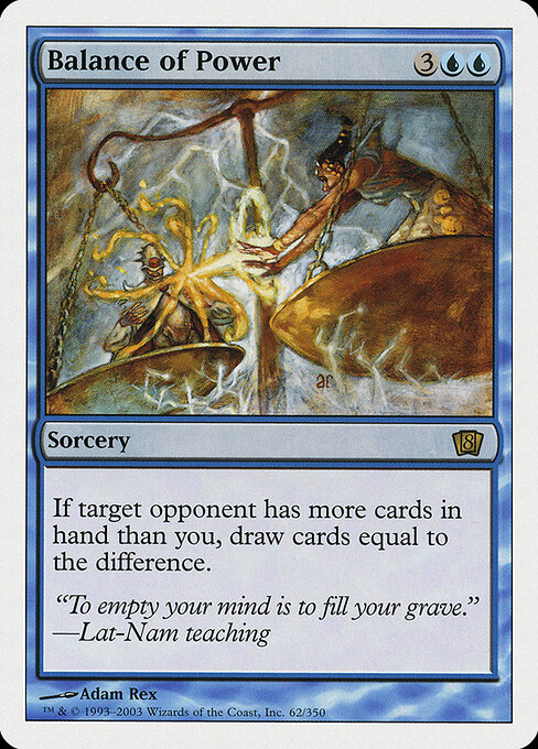 Balance of Power - Eighth Edition Magic card