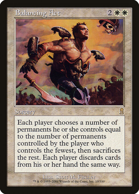 Balancing Act - Odyssey Magic card