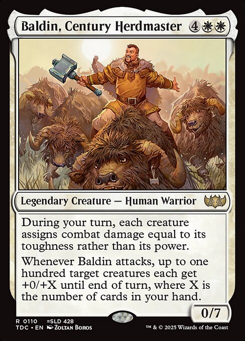 Baldin, Century Herdmaster - Tarkir: Dragonstorm Commander Magic card