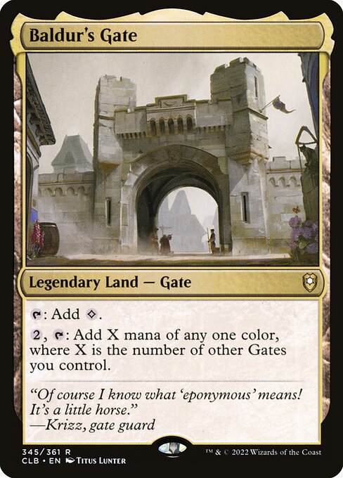 Baldur's Gate - Commander Legends: Battle for Baldur's Gate Magic card