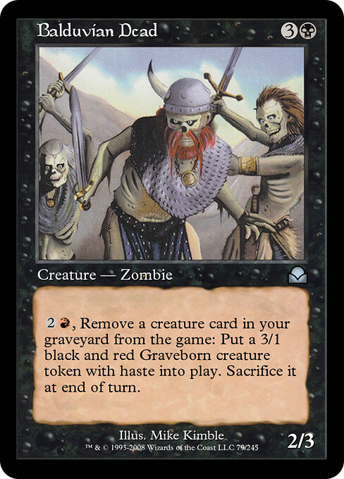 Balduvian Dead - Masters Edition II Magic card