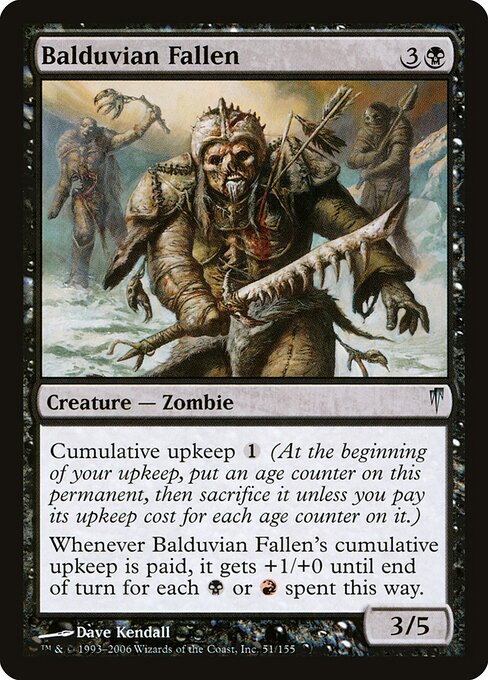 Balduvian Fallen - Coldsnap Magic card