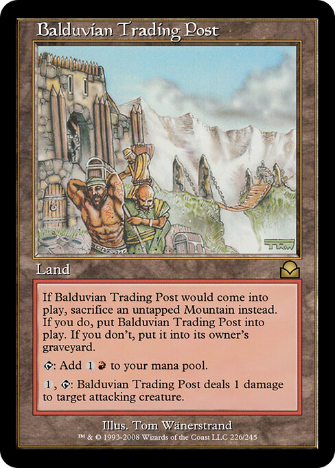 Balduvian Trading Post - Masters Edition II Magic card