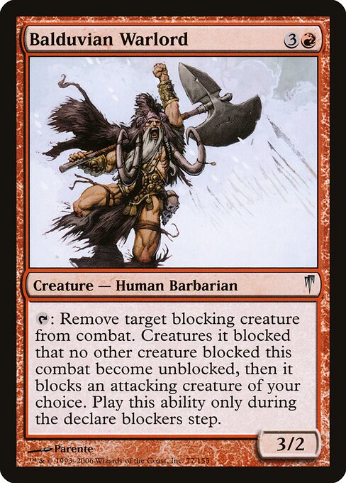 Balduvian Warlord - Coldsnap Magic card