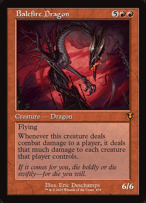 Balefire Dragon - Innistrad Remastered Magic card