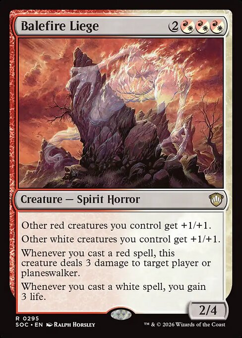 Balefire Liege - Secrets of Strixhaven Commander Magic card