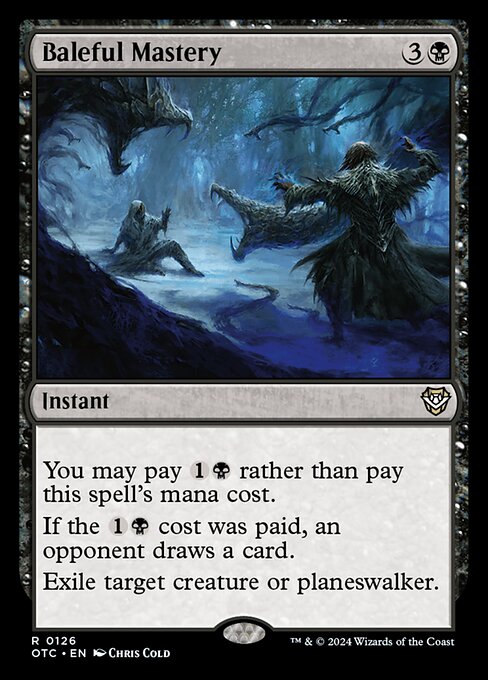 Baleful Mastery - Outlaws of Thunder Junction Commander Magic card