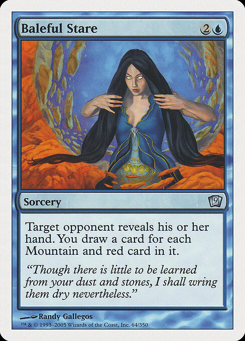 Baleful Stare - Ninth Edition Magic card