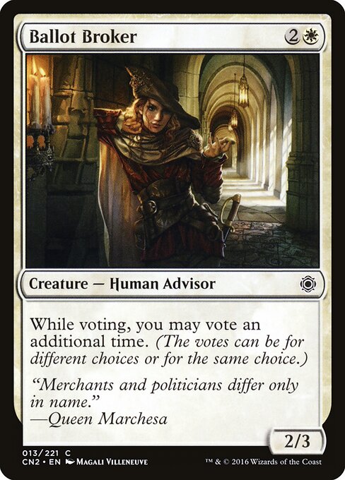 Ballot Broker - Conspiracy: Take the Crown Magic card