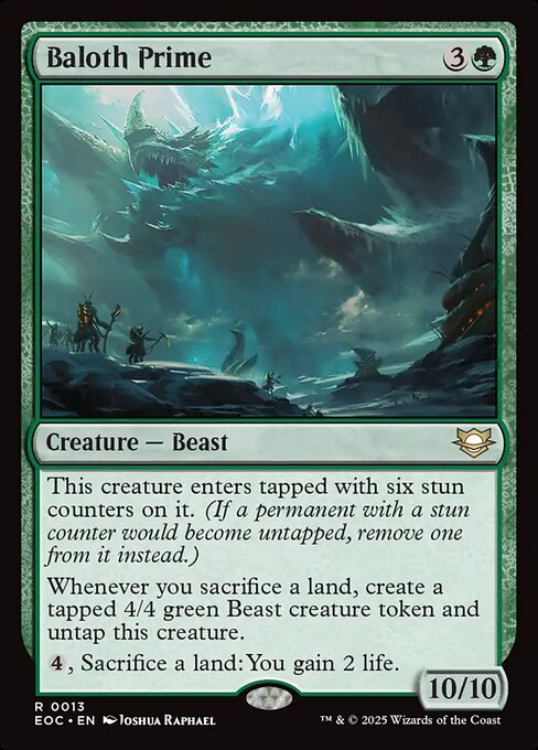 Baloth Prime - Edge of Eternities Commander Magic card