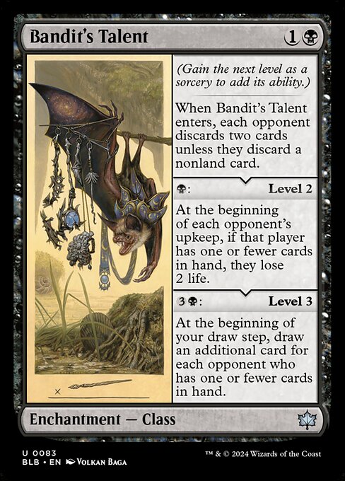 Bandit's Talent - Bloomburrow Magic card
