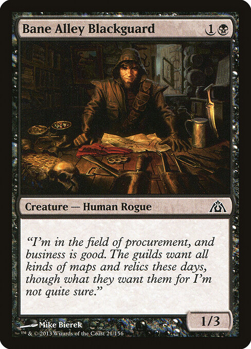 Bane Alley Blackguard - Dragon's Maze Magic card