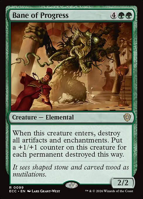 Bane of Progress - Lorwyn Eclipsed Commander Magic card