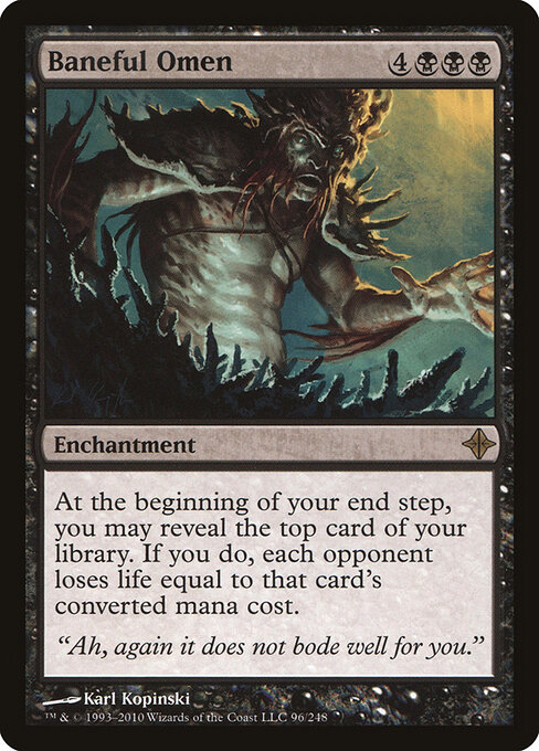 Baneful Omen - Rise of the Eldrazi Magic card