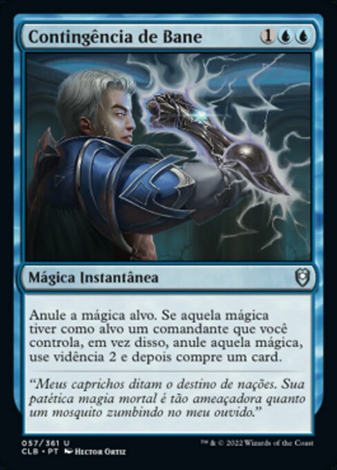 Contingência de Bane (Bane's Contingency) - Commander Legends: Battle for Baldur's Gate (#57) - Illustrated by Hector Ortiz - Magic: The Gathering Card