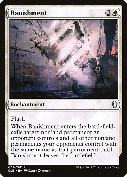 Banishment - Commander Legends: Battle for Baldur's Gate Magic card