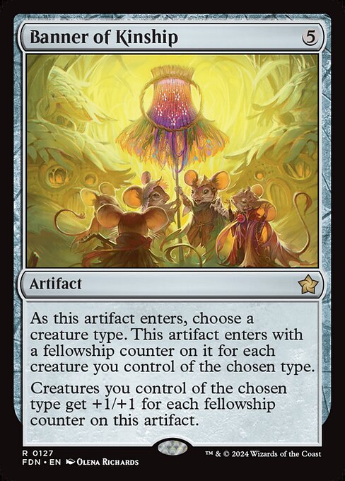 Banner of Kinship - Foundations Magic card