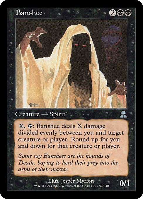 Banshee - Masters Edition III Magic card