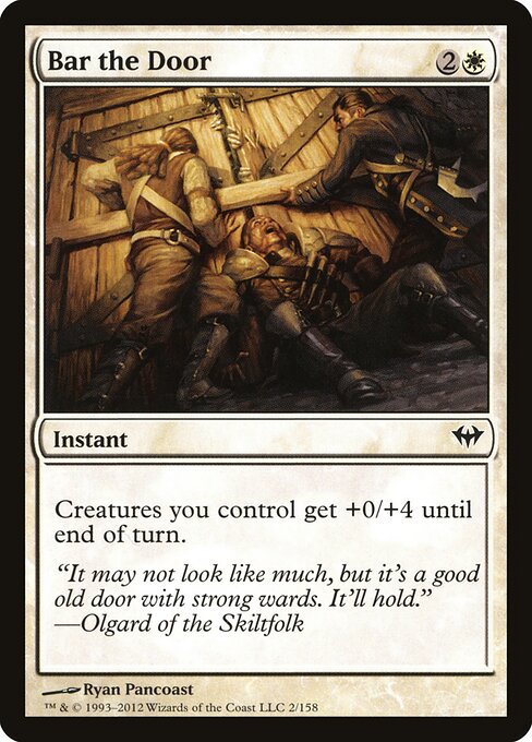 Bar the Door - Dark Ascension Magic card