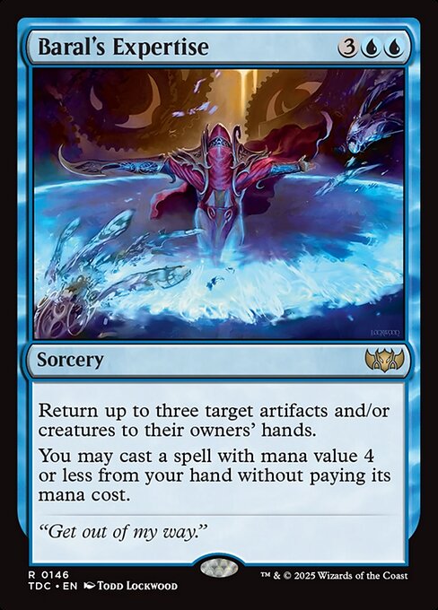 Baral's Expertise - Tarkir: Dragonstorm Commander Magic card
