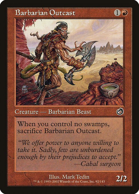 Barbarian Outcast - Torment Magic card