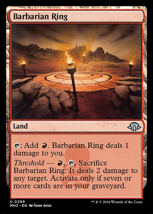 Barbarian Ring - Modern Horizons 3 Magic card