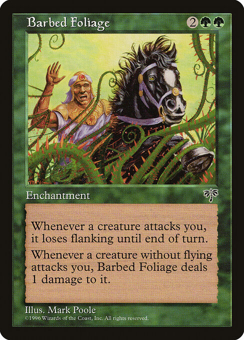 Barbed Foliage - Mirage Magic card