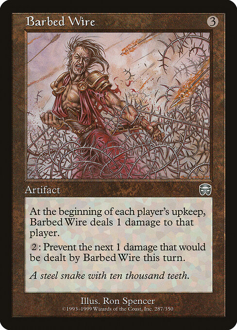 Barbed Wire - Mercadian Masques Magic card