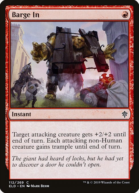 Barge In - Throne of Eldraine Magic card