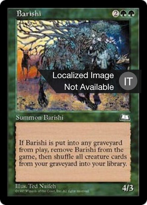 Barishi - Weatherlight (#119) - Illustrated by Ted Naifeh - Magic: The Gathering Card