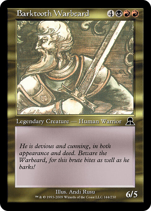 Barktooth Warbeard - Masters Edition III (#144) - Illustrated by Andi Rusu - Magic: The Gathering Card