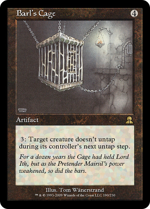 Barl's Cage - Masters Edition III Magic card