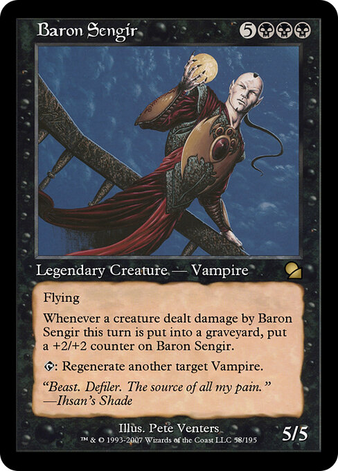 Baron Sengir - Masters Edition Magic card