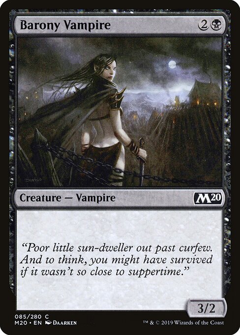 Barony Vampire - Core Set 2020 Magic card