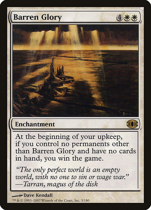 Barren Glory - Future Sight Magic card