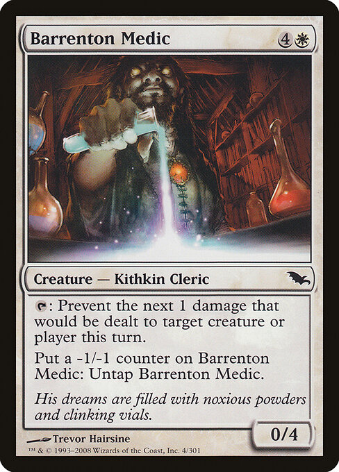 Barrenton Medic - Shadowmoor Magic card