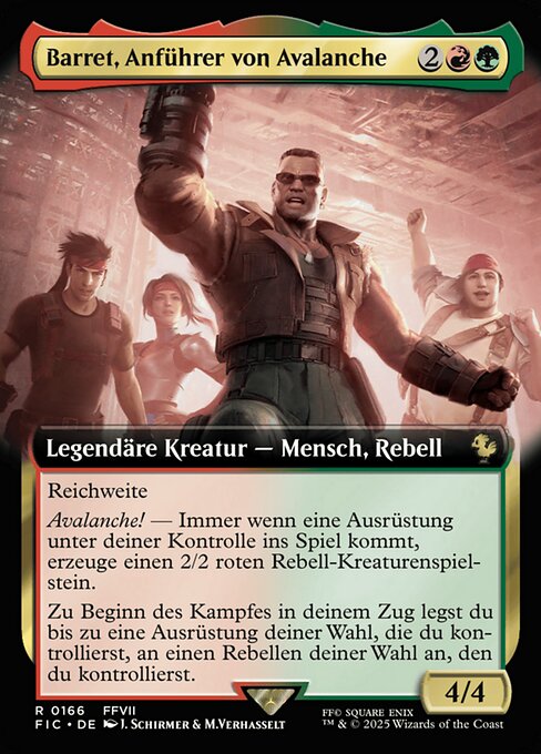 Barret, Avalanche Leader