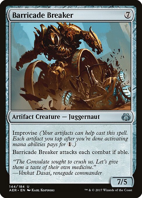 Barricade Breaker - Aether Revolt Magic card