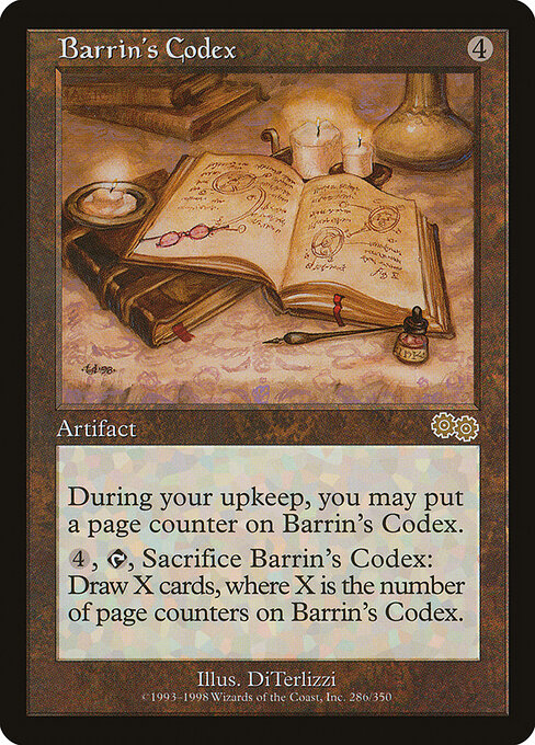 Barrin's Codex - Urza's Saga Magic card