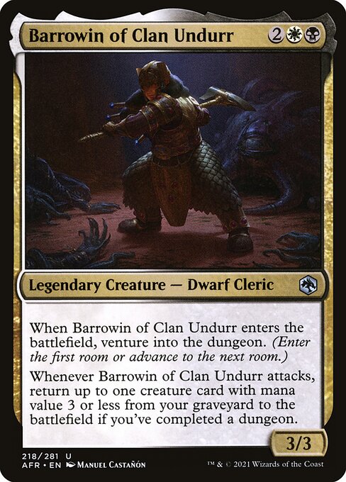 Barrowin of Clan Undurr - Adventures in the Forgotten Realms Magic card
