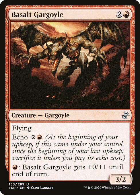 Basalt Gargoyle - Time Spiral Remastered Magic card