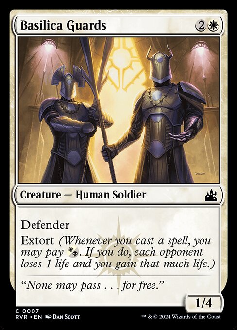 Basilica Guards - Ravnica Remastered Magic card