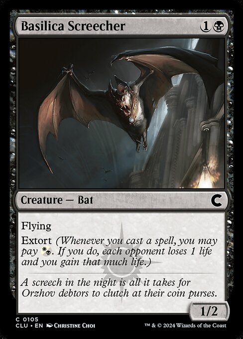 Basilica Screecher - Ravnica: Clue Edition Magic card