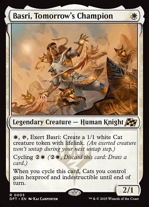 Basri, Tomorrow's Champion - Aetherdrift Magic card